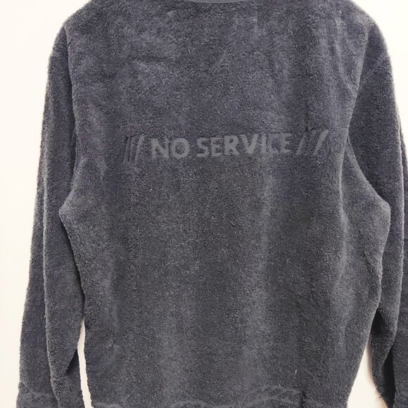 Our Legacy No Service Sweater Terry Towel Crewneck - Dark Men’s Medium Size 50 - Picture 4 of 5